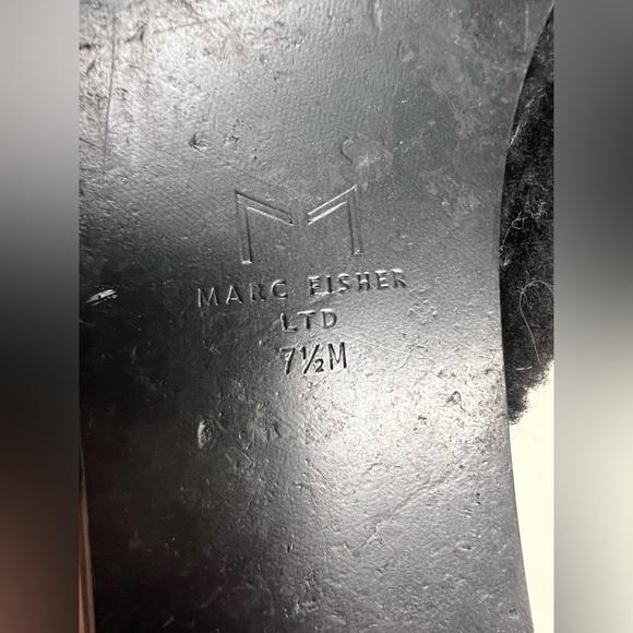 Marc Fisher Sabrinna Shearling Slip Ons - Picture 8 of 10